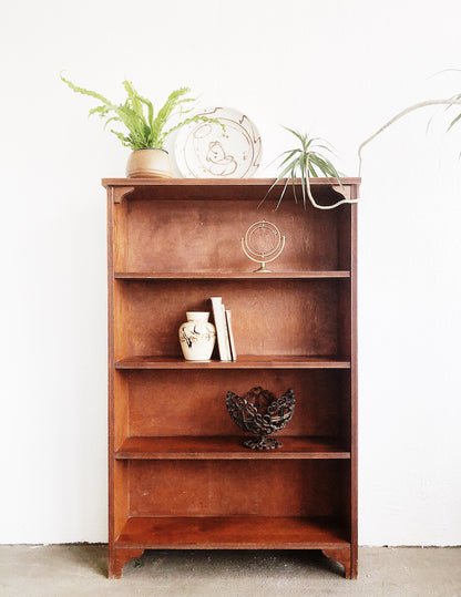 Vintage Footed Bookshelf