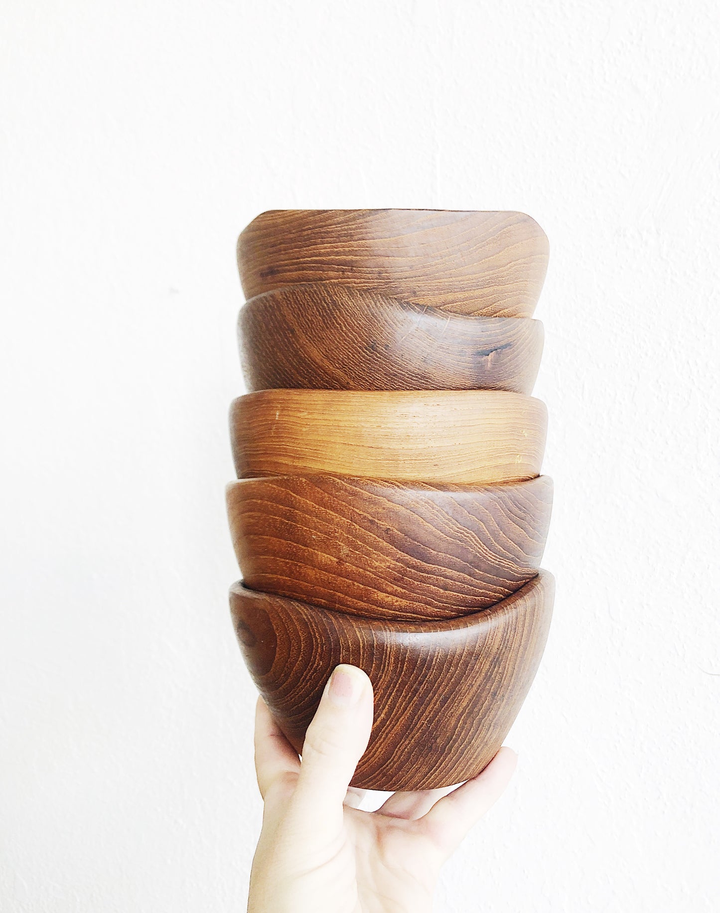 Vintage Teak Bowls