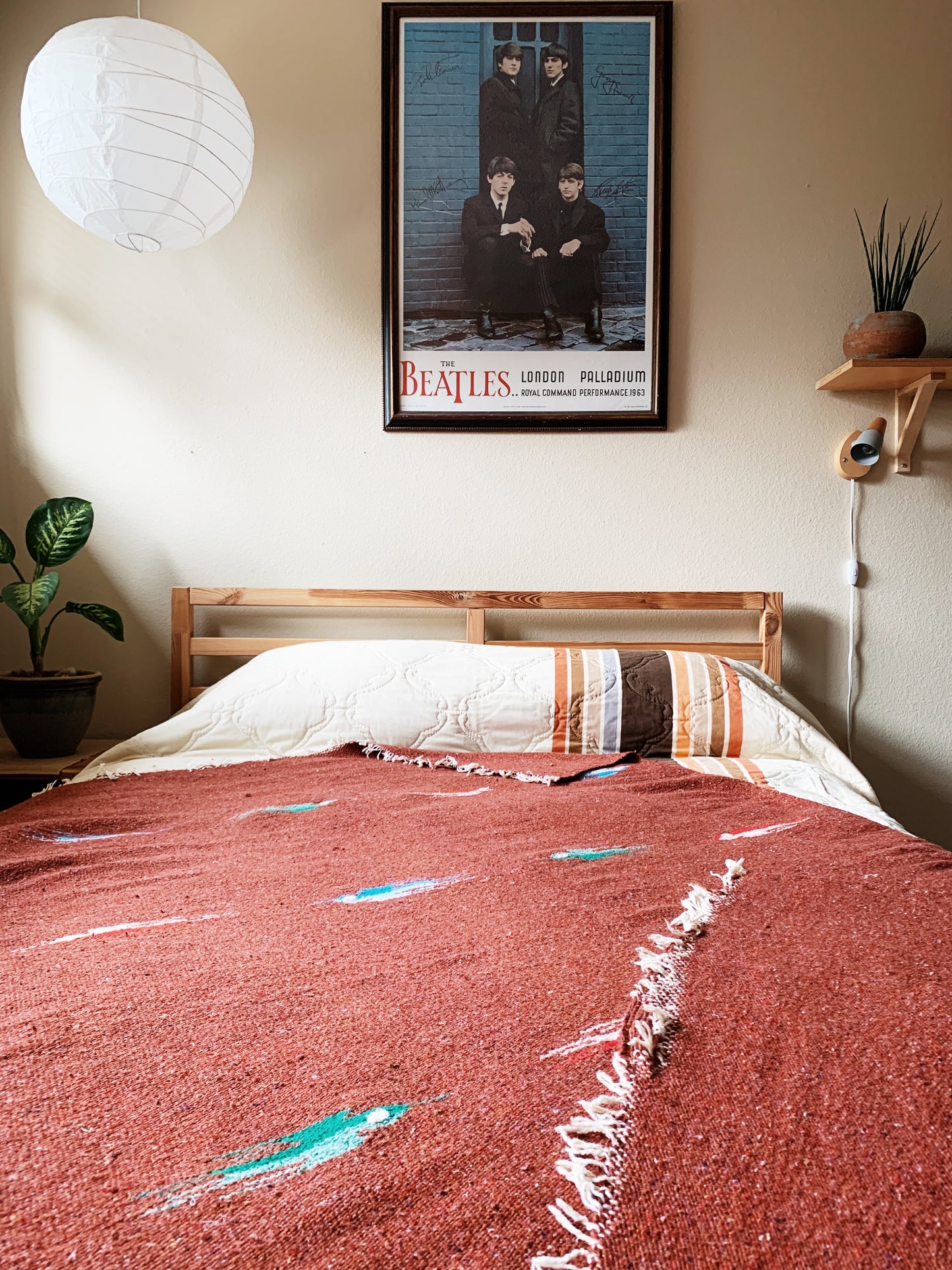 Vintage Mexican Eagle Blanket