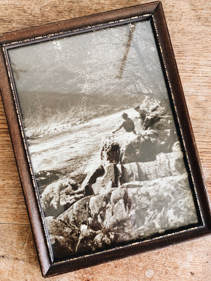 Vintage Found Photo Framed