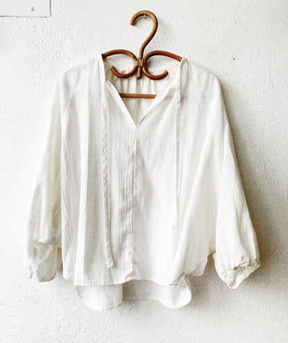 Vintage Handmade Cotton Blouse