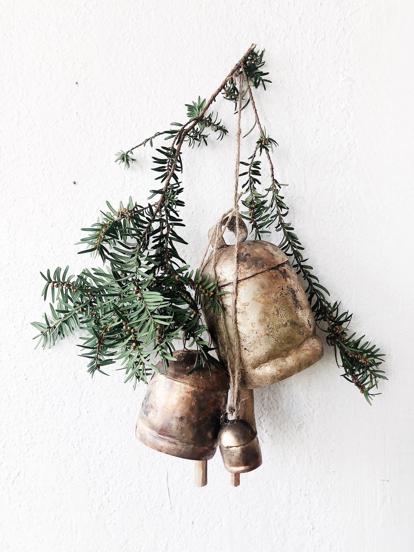 Vintage Brass Temple Bells