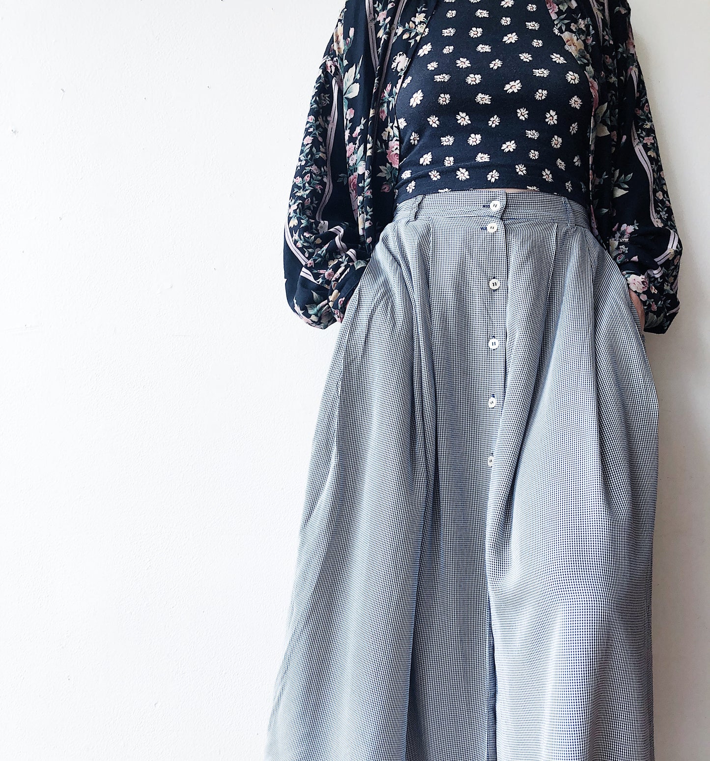 Vintage Esprit Gathered Skirt