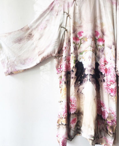 Vintage Silk Kimono Dress