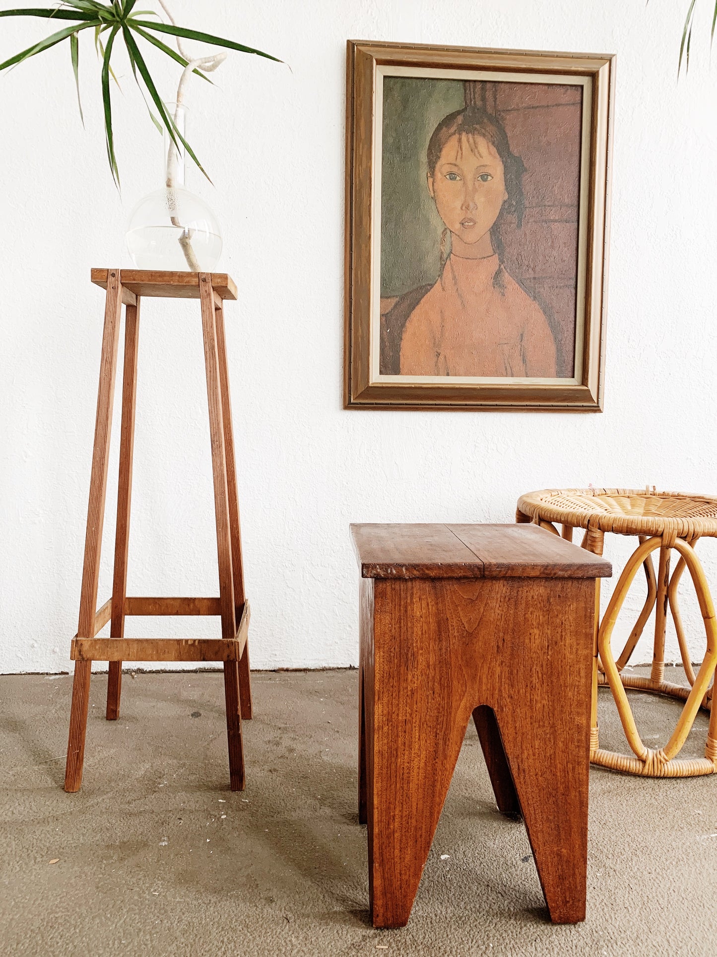 Stool / Wood or Bamboo