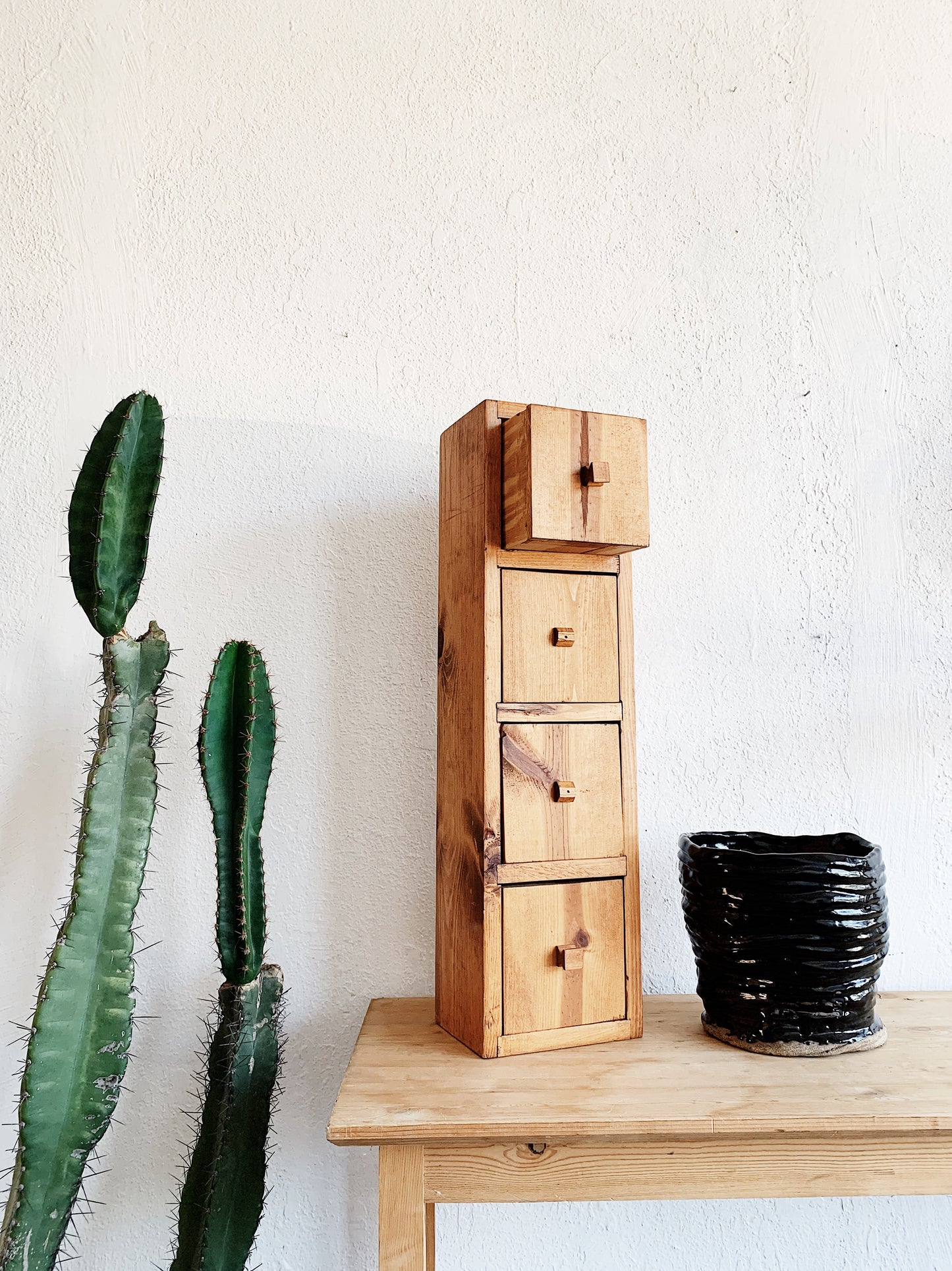 Handmade Wood Cubby Drawers