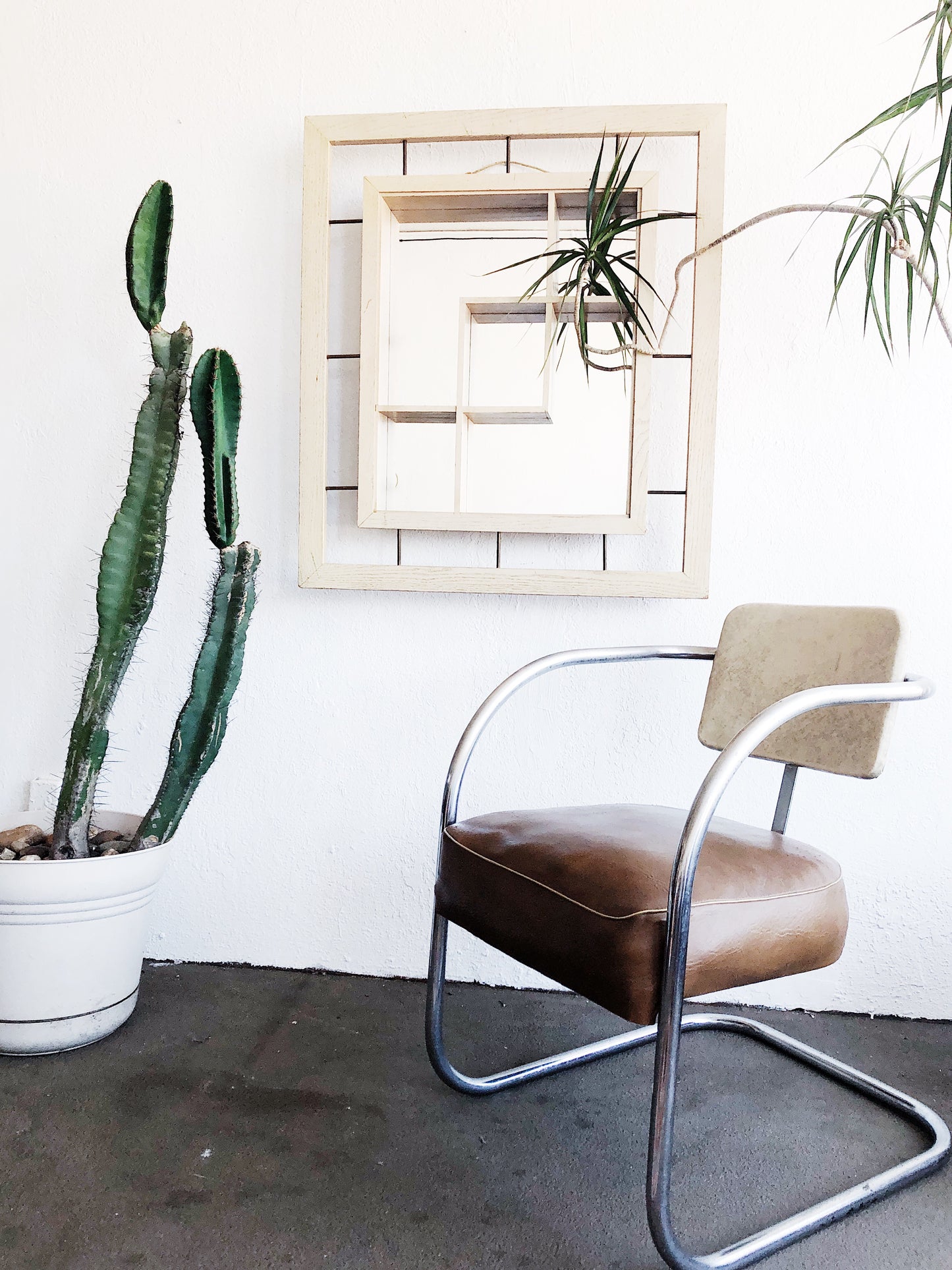 Vintage 1960s Mirror Shelf