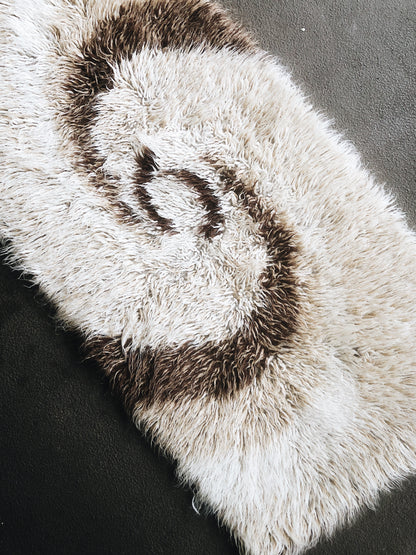 Vintage Wool Flokati Rug