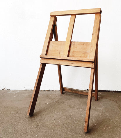 Vintage Wood Floor Easel