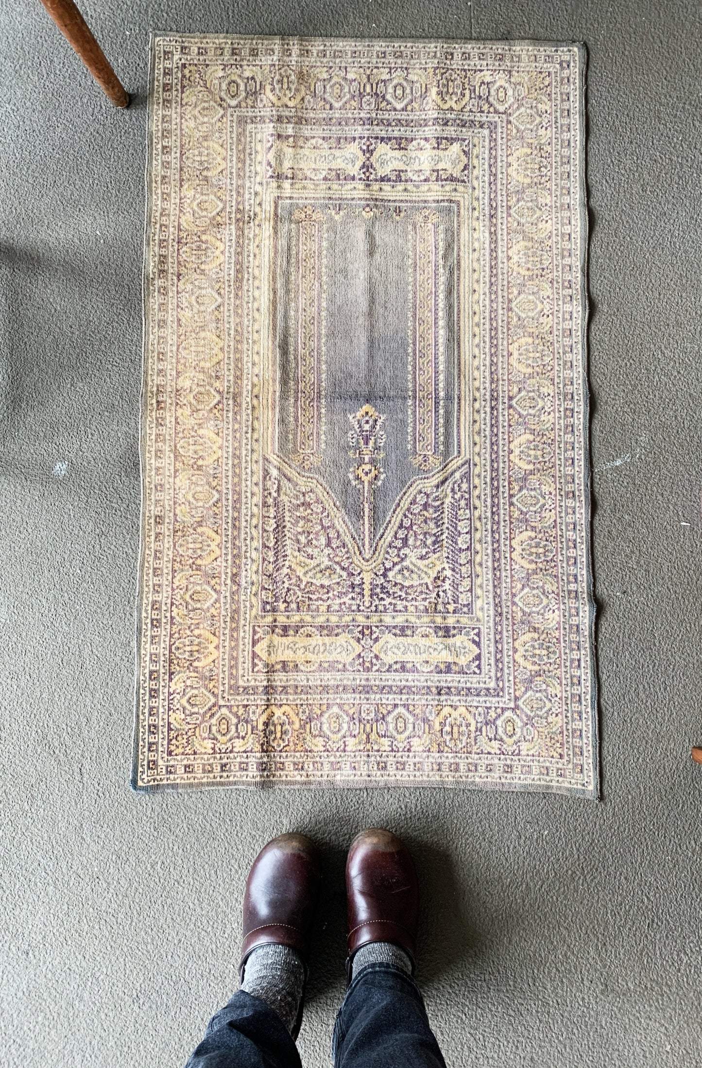 Vintage Velvet Prayer Rug