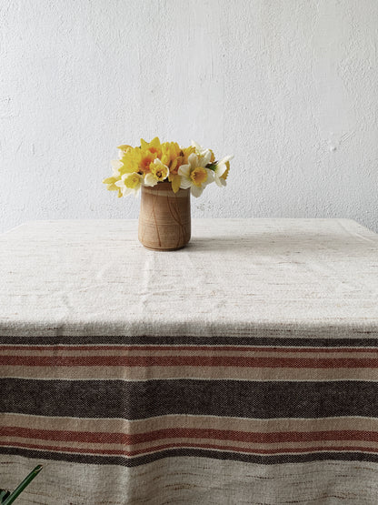 Vintage Woven Tablecoth