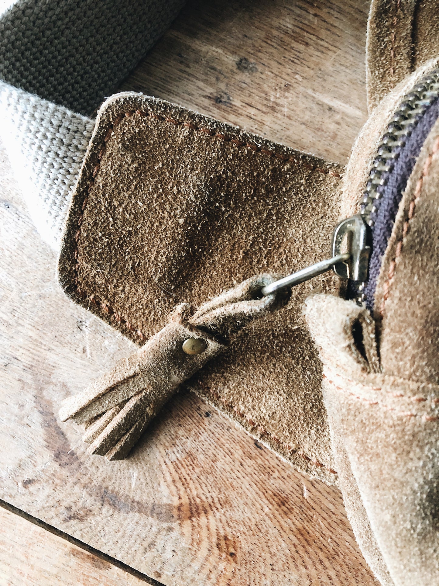 Vintage Suede Fanny Pack