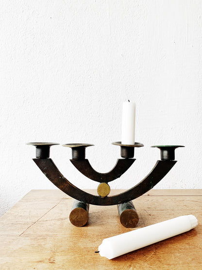 Vintage Metal Candelabra