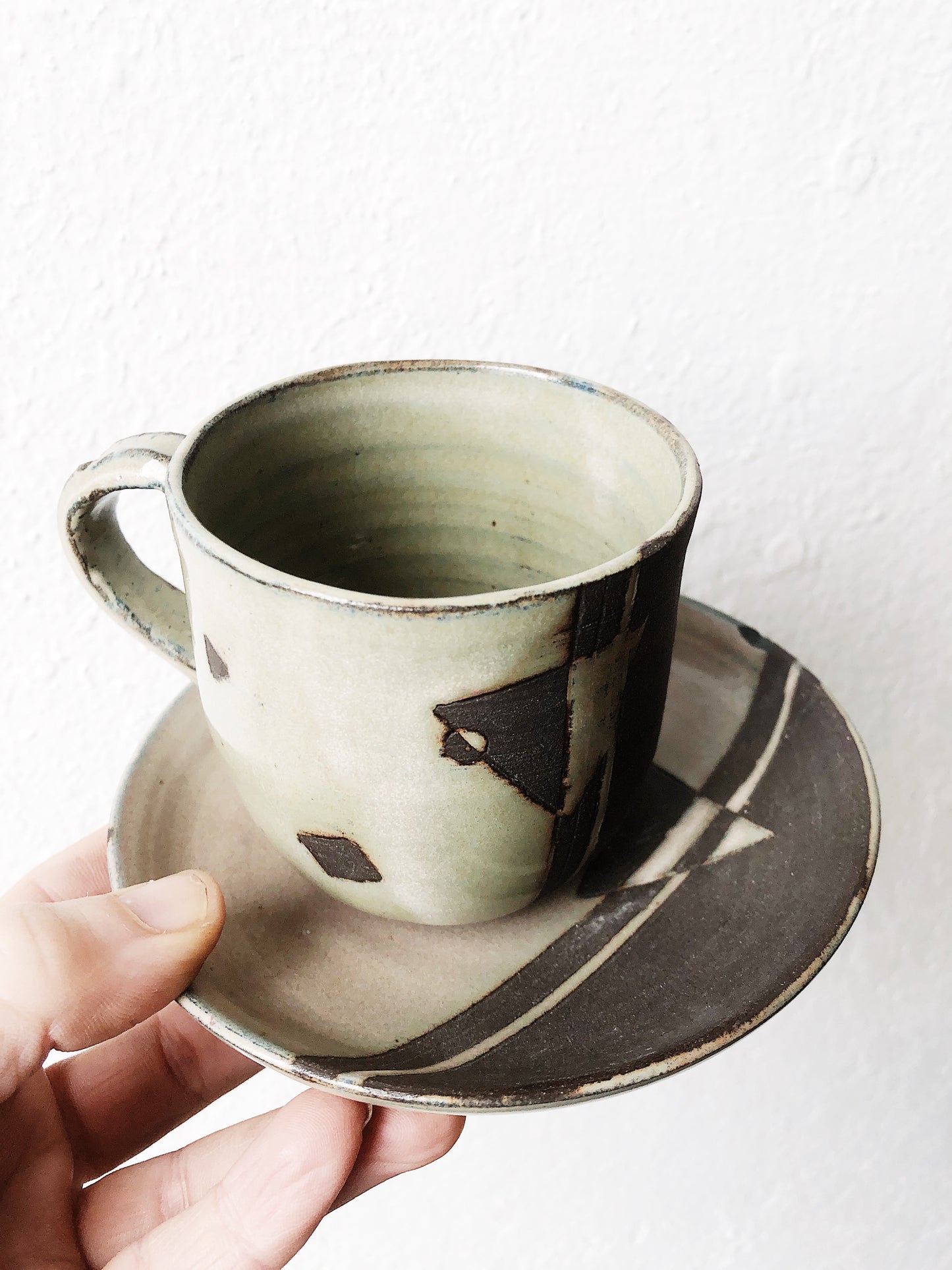 Handmade Cup and Saucer Set