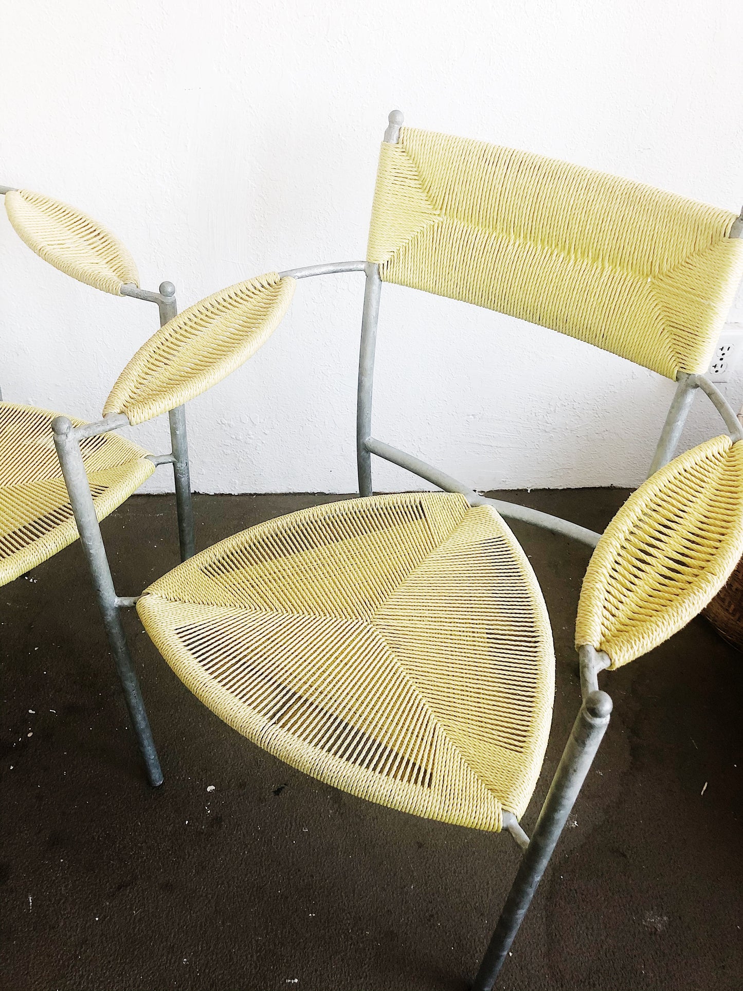 Vintage Mid Century Rope Chair