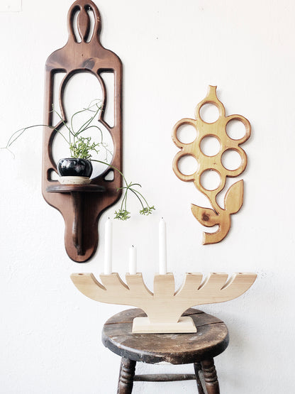 Vintage Openwork Wall Shelf