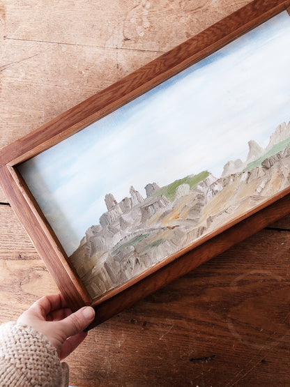 Vintage High Desert Landscape Painting