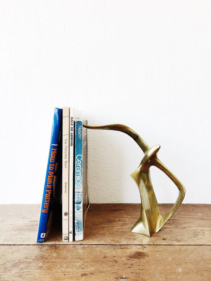 Vintage Mid Century Brass Bird