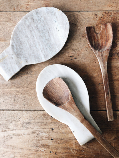 Vintage French Stone Spoon Rest