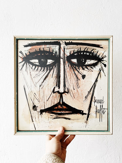 Vintage Framed Bernard Buffet Artwork