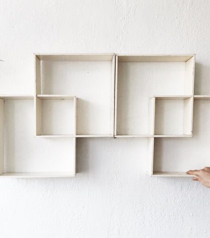 Vintage Modular Cubby Shelves