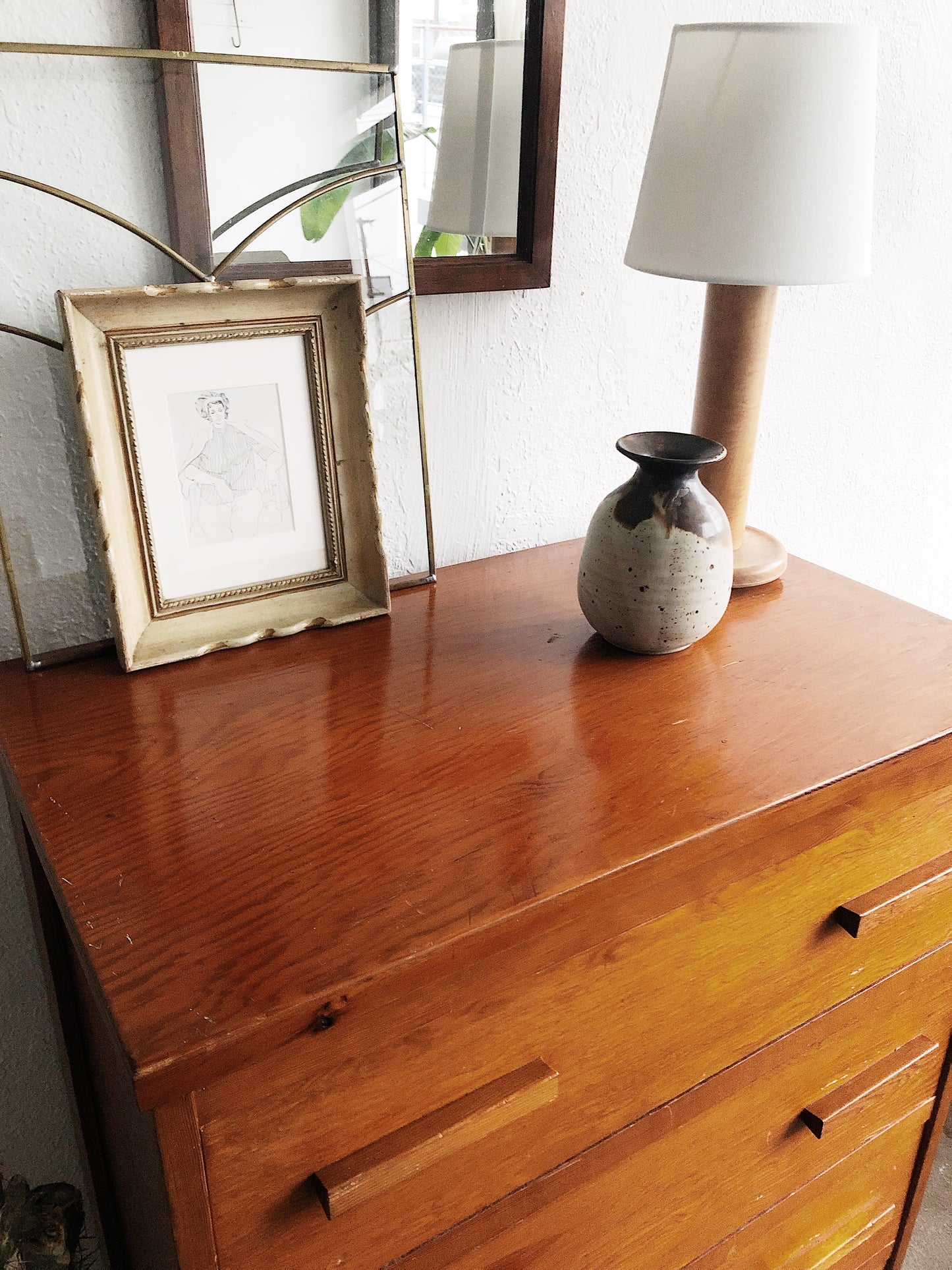 Vintage Wood Dresser