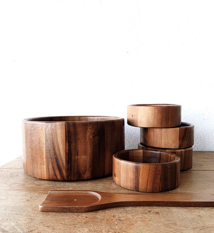 Teak Salad Bowl Set