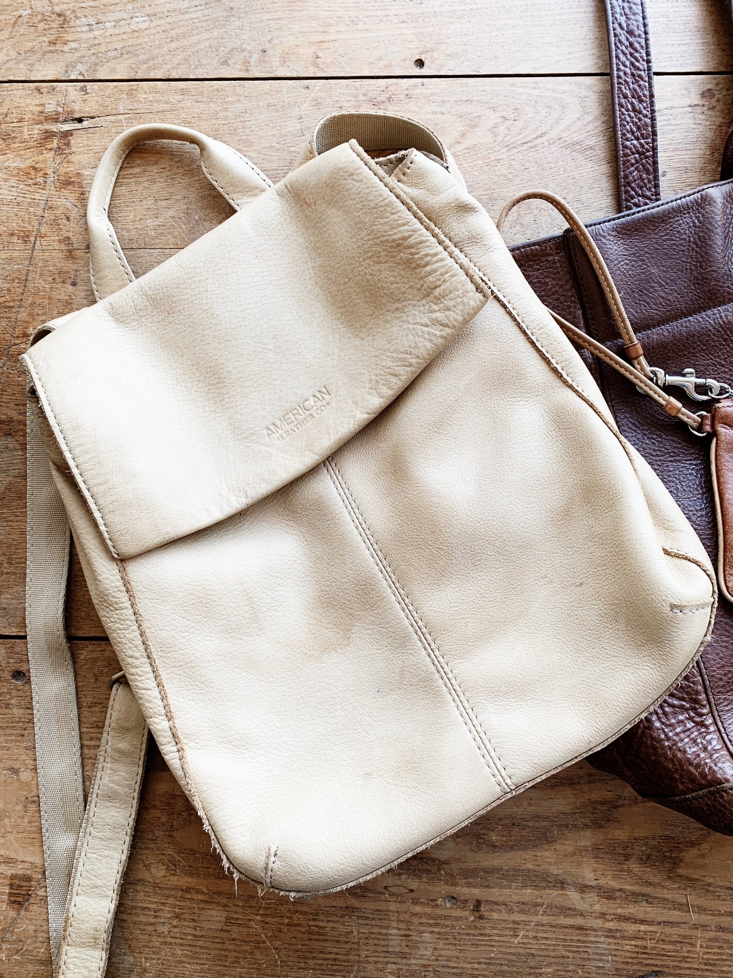 Vintage Leather Backpack