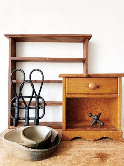 Vintage Bamboo Hanging Rack