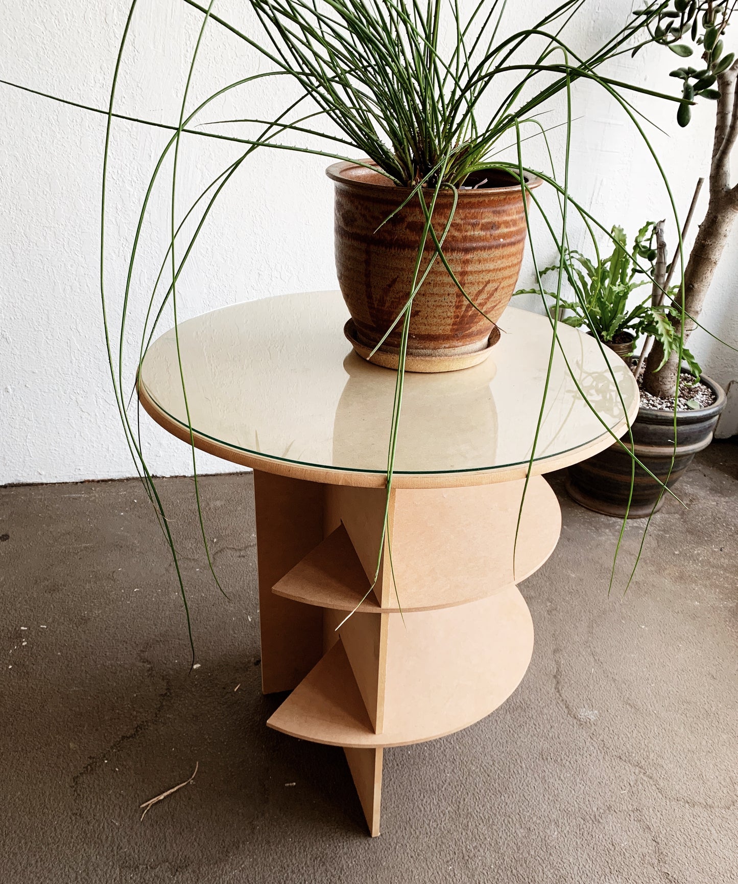 Flat Pack Table With Glass Top