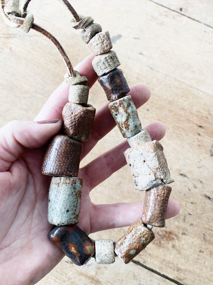 Handmade Stoneware Beads