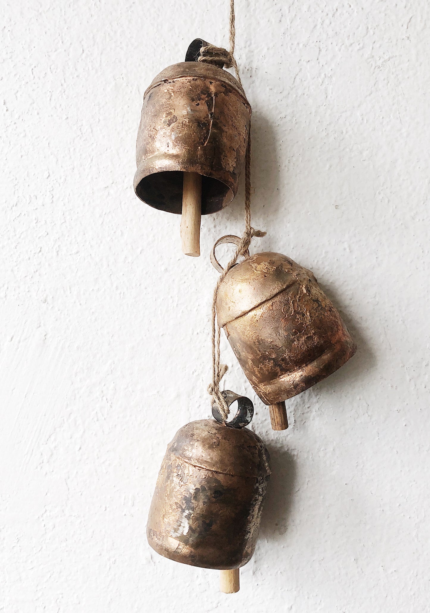 Vintage Brass Temple Bells