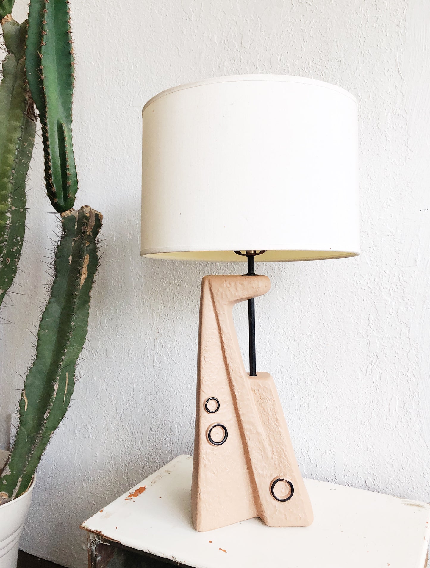 Mid Century Modern Plaster Lamp