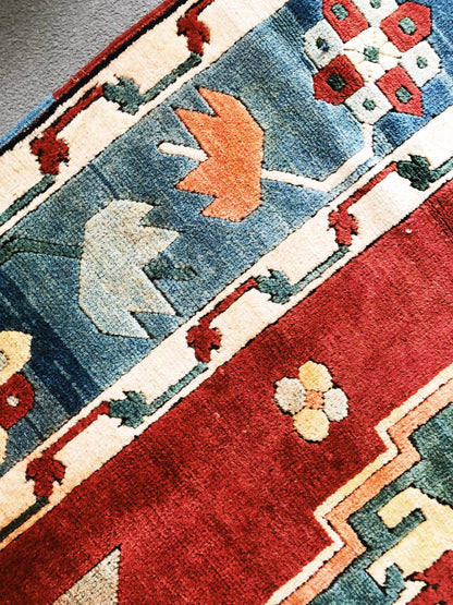 Vintage Turkish Milas Rug