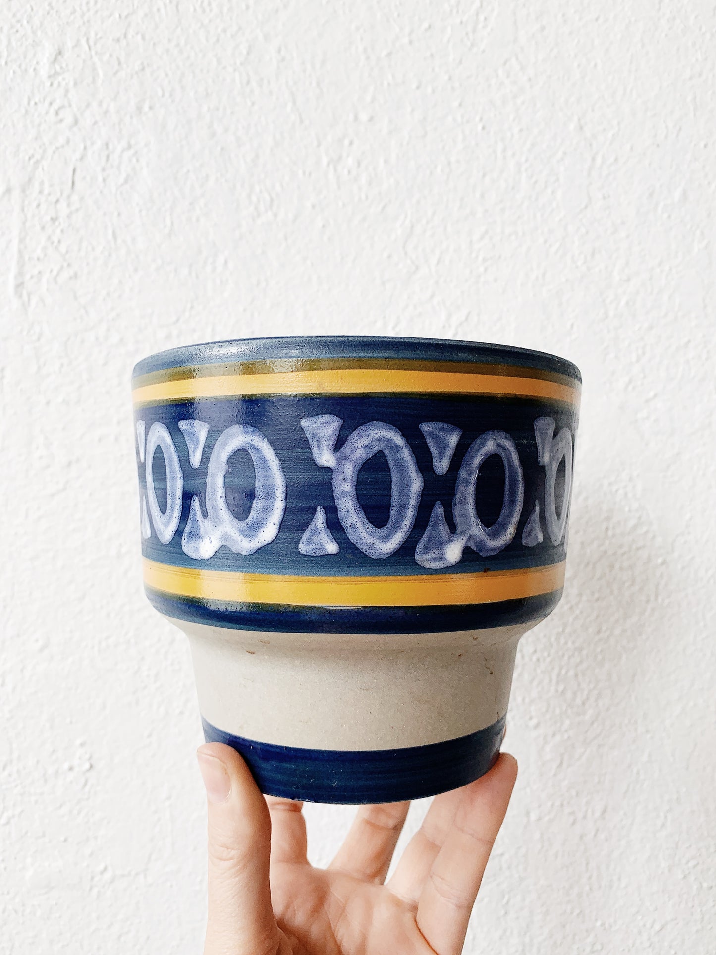 Mid Century Ceramic Plant Pot