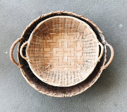 Vintage Handled Basket