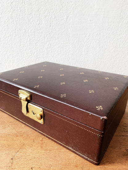 Vintage Jewelry Box with Key