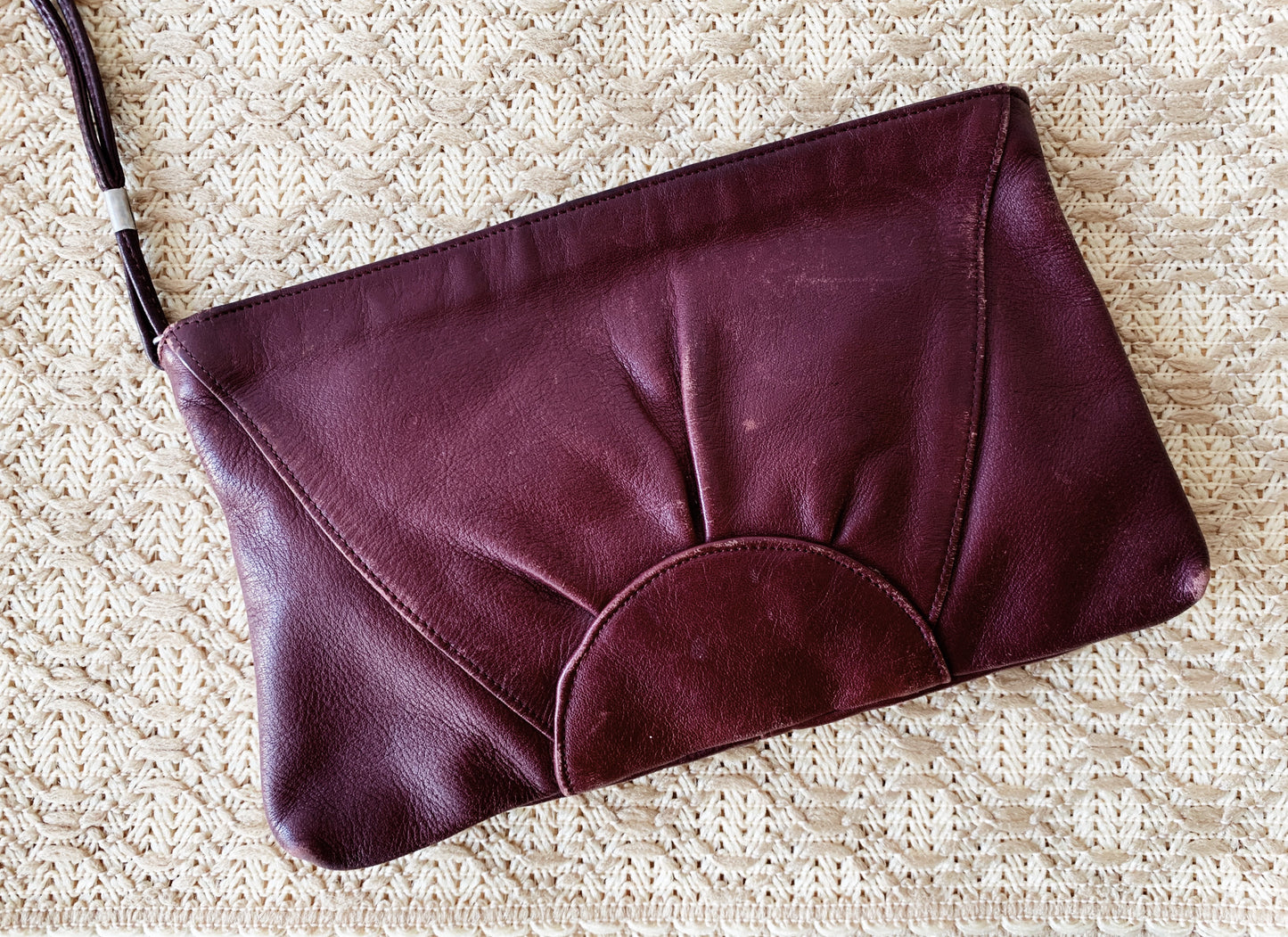 Vintage Leather Clutch