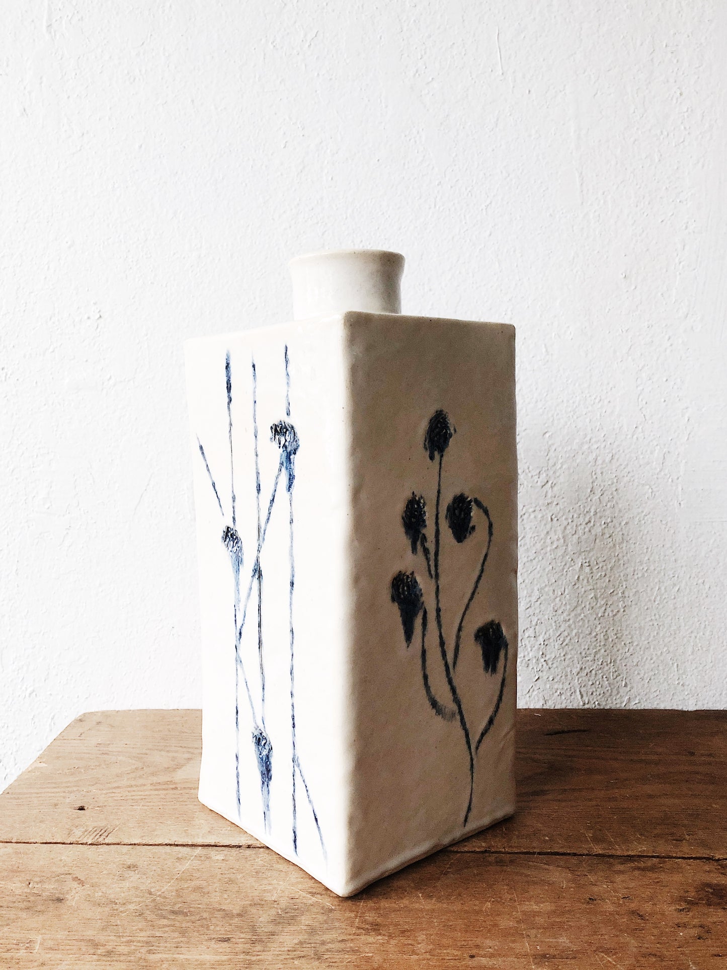 Oversized Vintage Abstract Vase