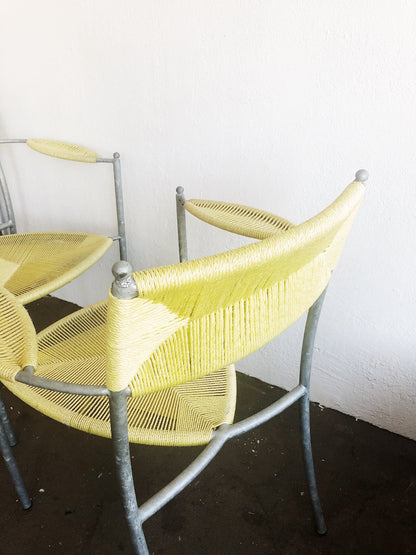 Vintage Mid Century Rope Chair