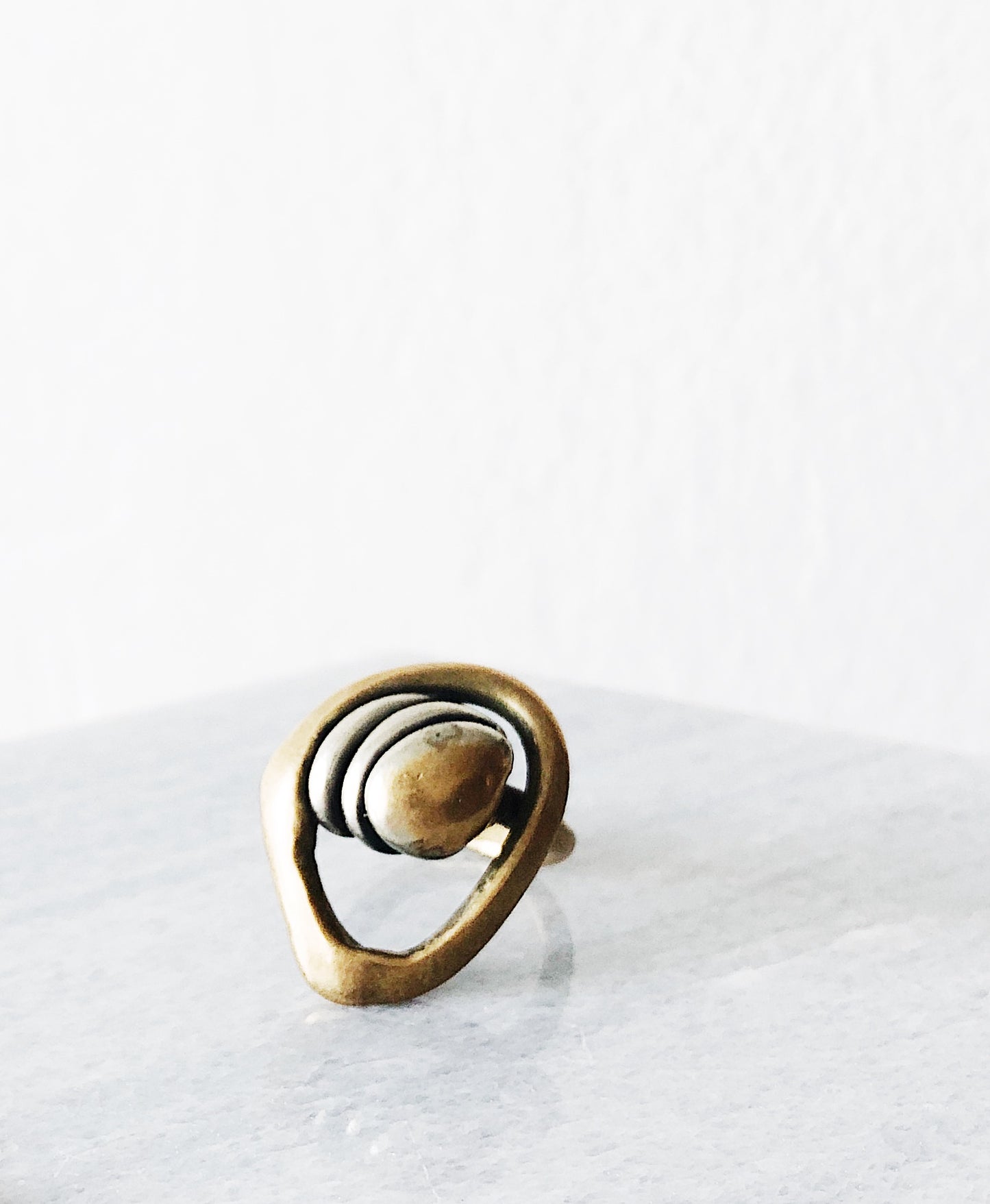 Vintage Handmade Modernist Ring