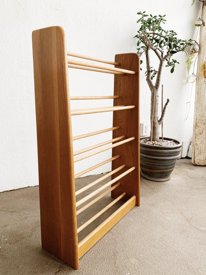 Vintage Solid Wood Shoe Rack