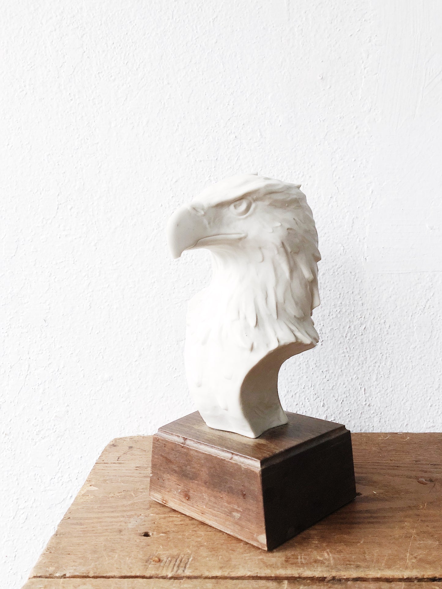 Vintage Ceramic Eagle Bust