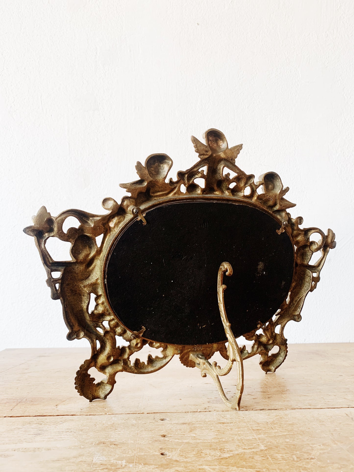 Antique Cherub Mirror