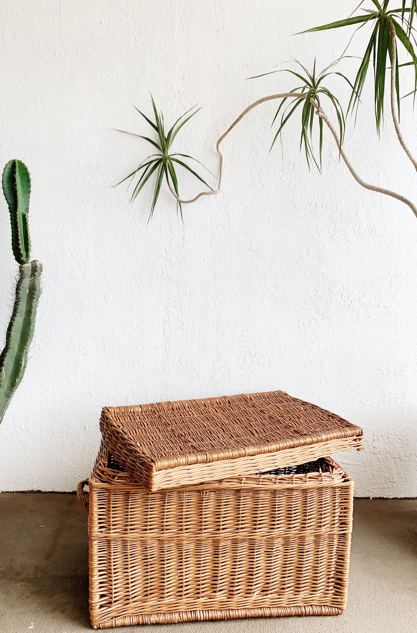 Vintage Wicker Trunk