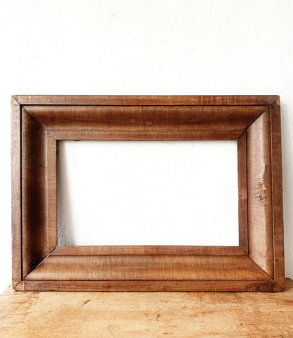 Large Antique Wood Frame