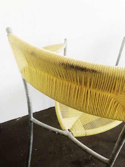 Vintage Mid Century Rope Chair