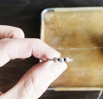 Vintage Petit Point Agate Ring