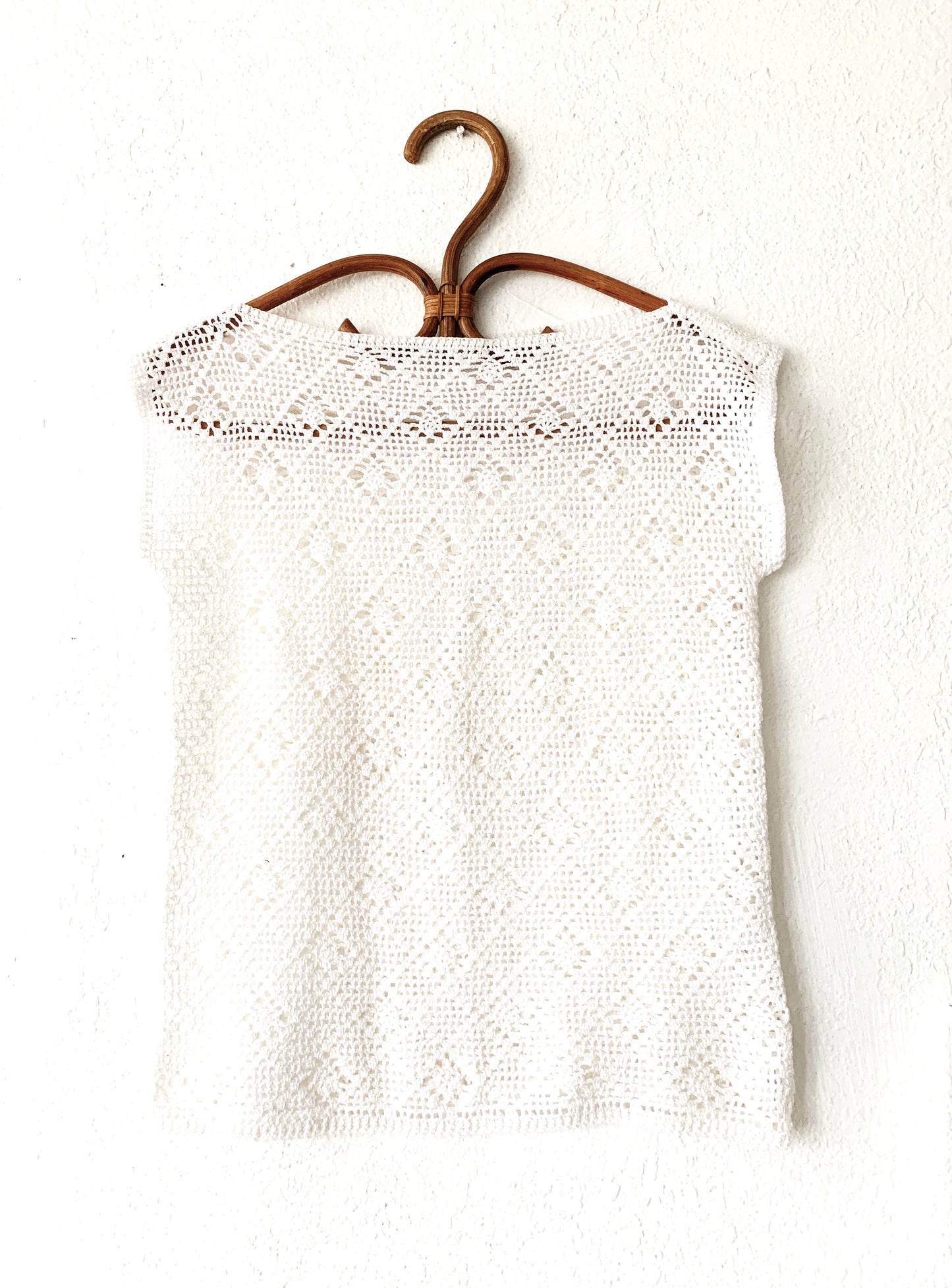 Vintage Cotton Crochet Top