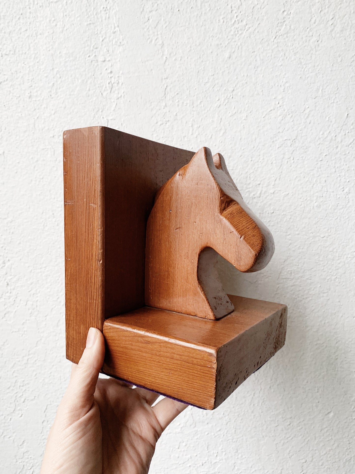 Vintage Wood Bookend